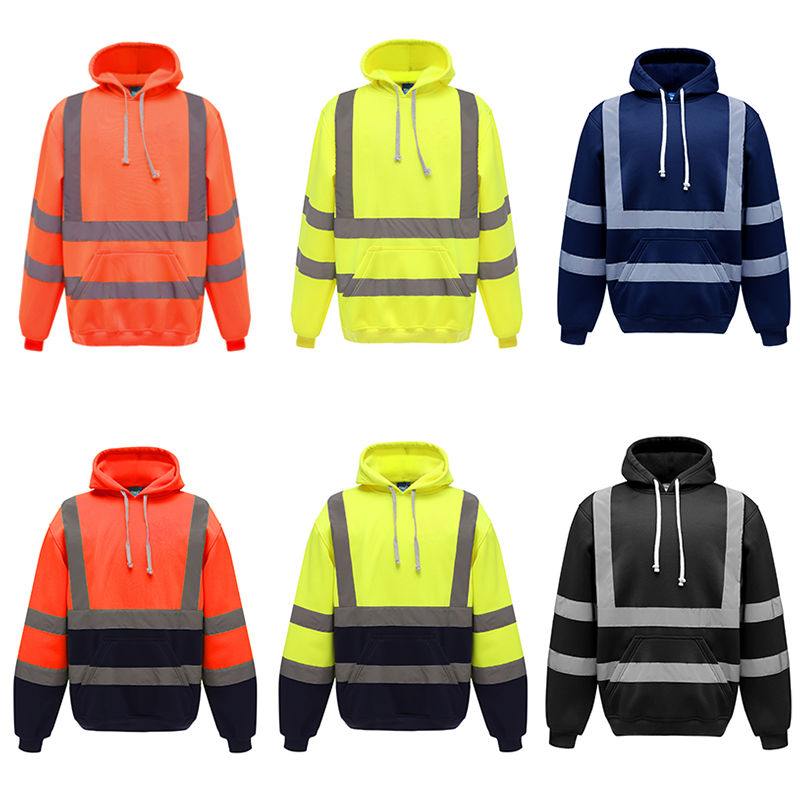 National Apparels Construction Reflective Clothes Safety Reflective Jacket High Visibility Workwear Safety Workers Bomber Waterproof Jacket